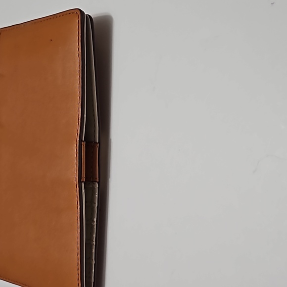 Stella & Dot Brown Checkbook Charge Card Coin Wallet #P-19 - Picture 13 of 14